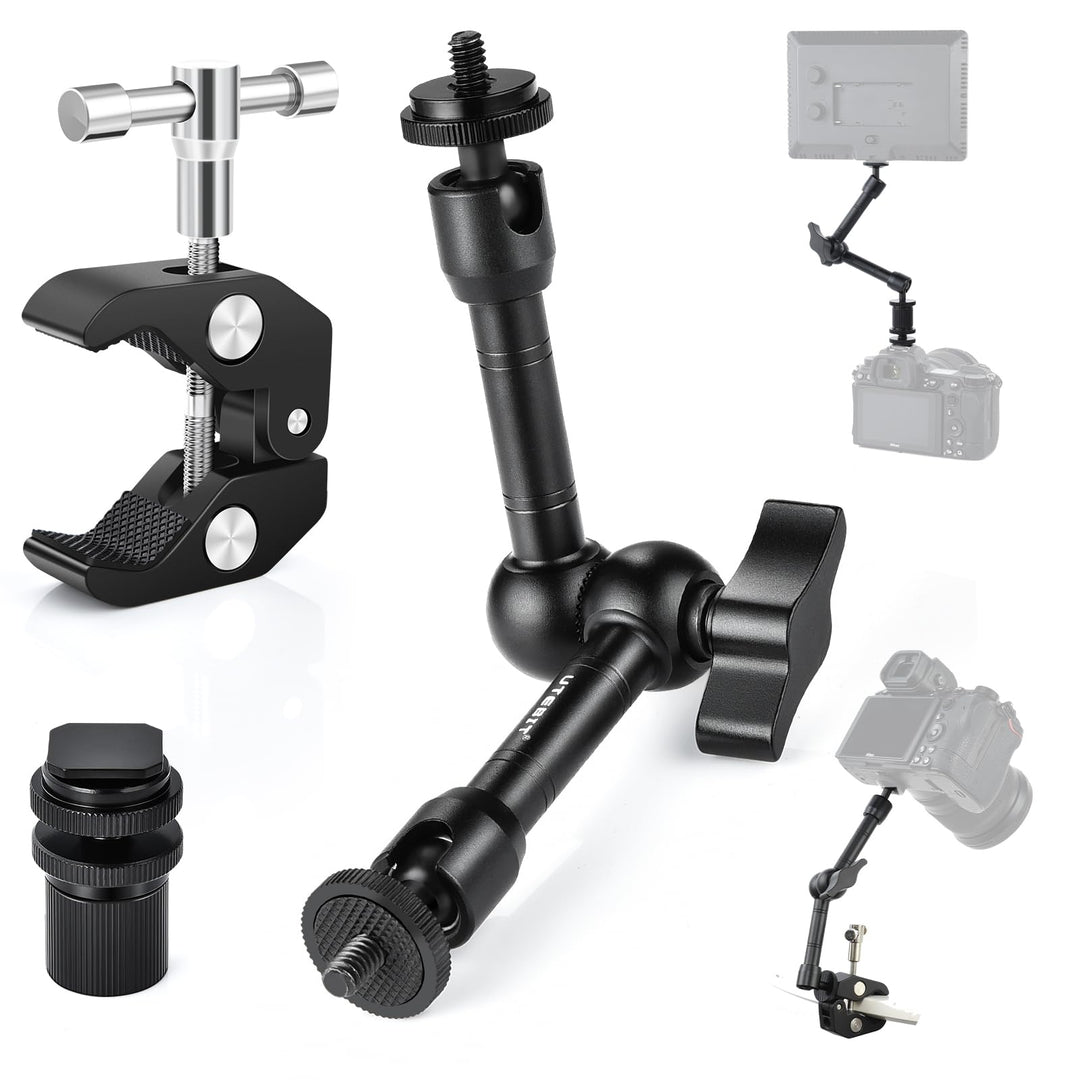 UTEBIT 5 inch Articulating Magic Arm with Double Ball H
