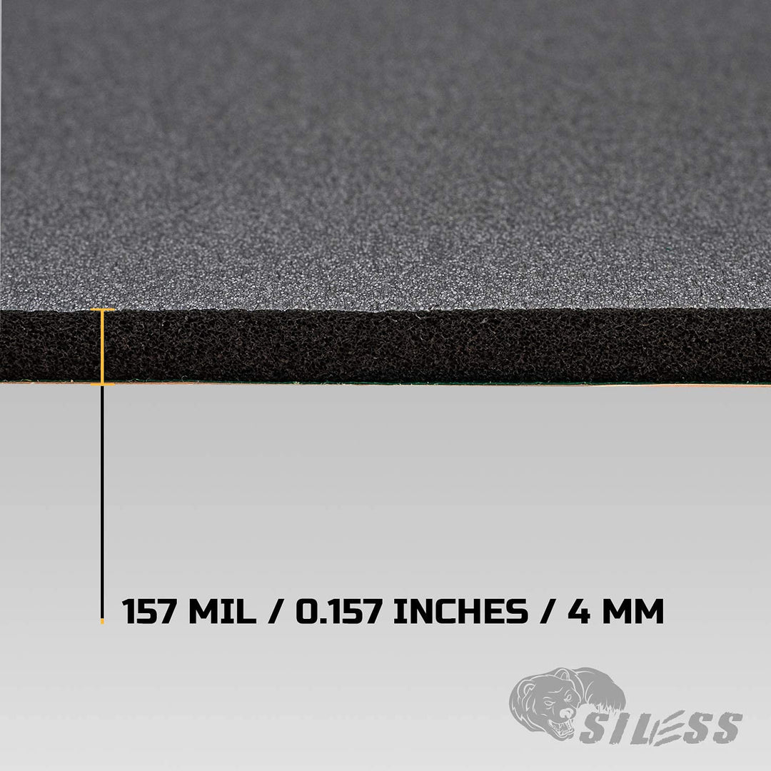 Liner 157 (4 mm) mil 36 sqft Car Sound Deadening Closed Cell Foam &amp; Heat Insulation mat - PE Foam Sound Deadener Material &amp; Heat Barrier