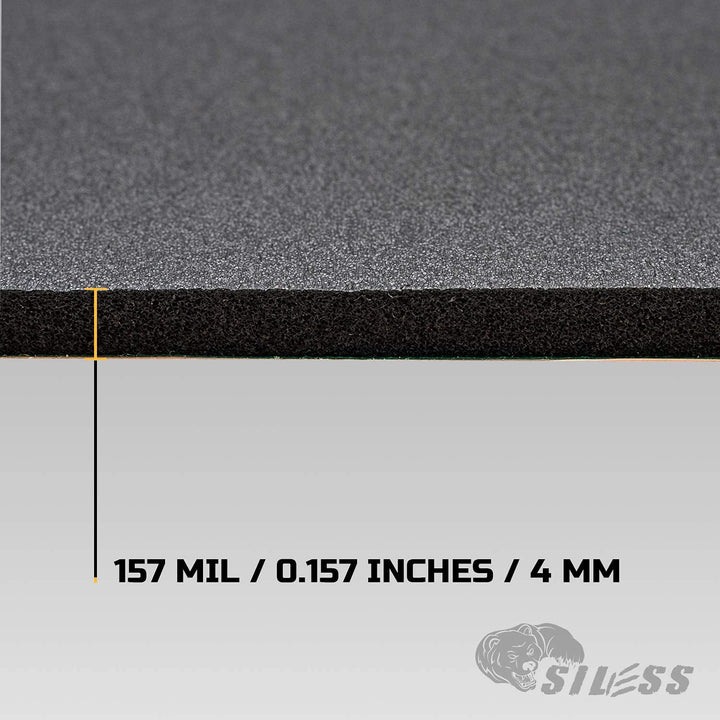 Liner 157 (4 mm) mil 36 sqft Car Sound Deadening Closed Cell Foam &amp; Heat Insulation mat - PE Foam Sound Deadener Material &amp; Heat Barrier
