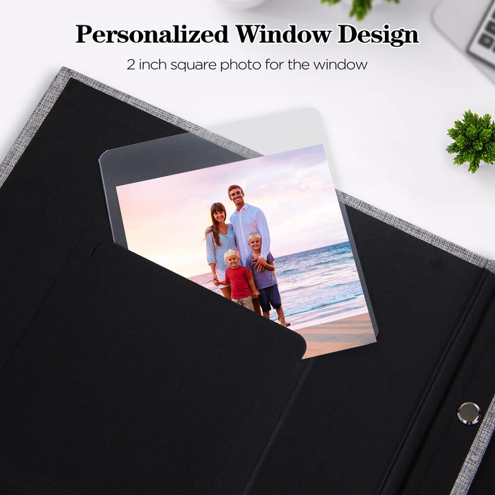 Small Photo Album 4x6 100 Photos Linen Cover Picture photo Book with 100 Horizontal Pockets for Wedding Family Anniversary Baby(Pink)