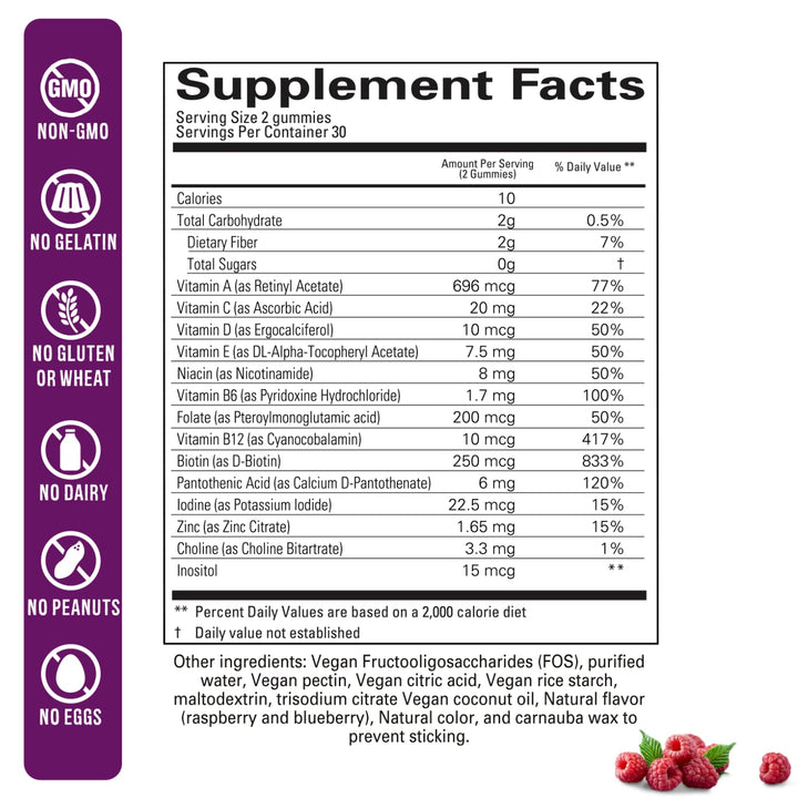 Wellvites Sugar Free Multivitamin Gummies for Women wit
