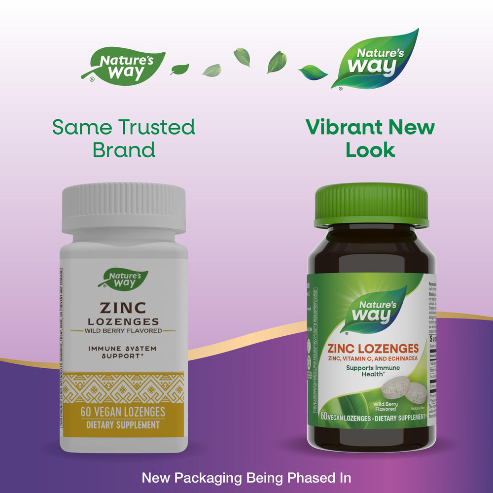 Nature's Way Zinc Lozenges with Vitamin C & Ech