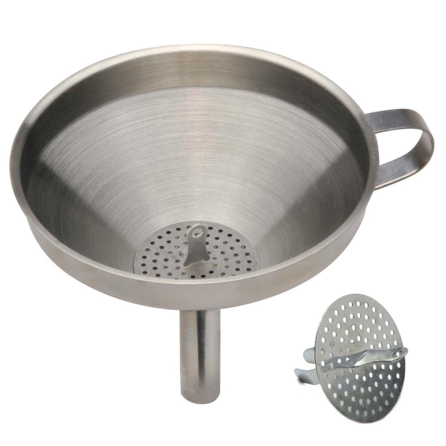 Norpro 5-Inch Stainless Steel Funnel with Detachable St