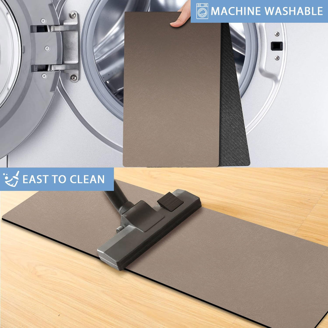 Carpet Stair Treads Set of 15, Non Slip Stair Carpet Treads Pads, 8x30 Brown Stair Rug for Wooden Step, Basement Stair Mats Covers for Pet and Kids