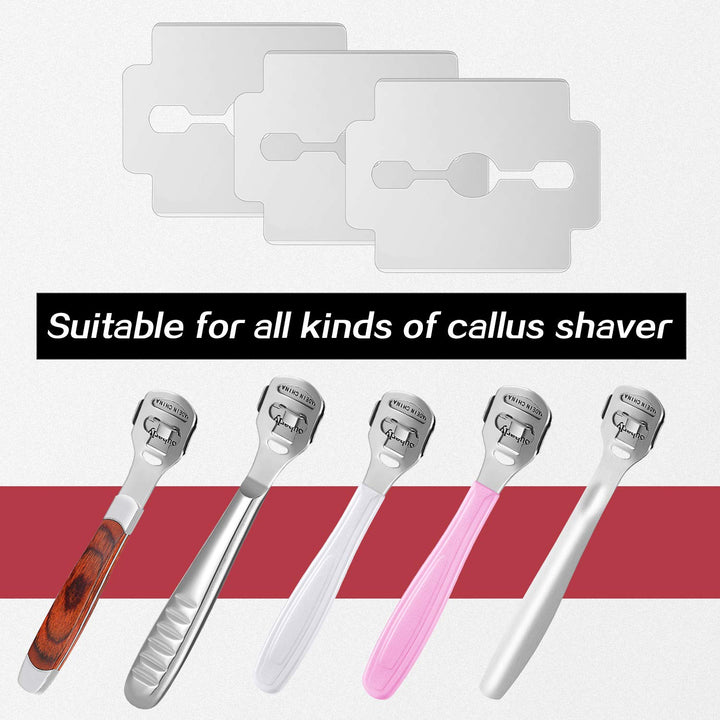 120 Pieces Callus Shaver Replacement Blades Corn Plane 