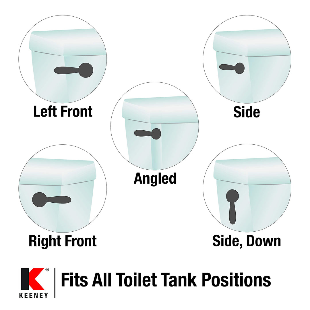 Keeney PP836-74VBL Tank Lever Faucet Style, Oil Rubbed Bronze