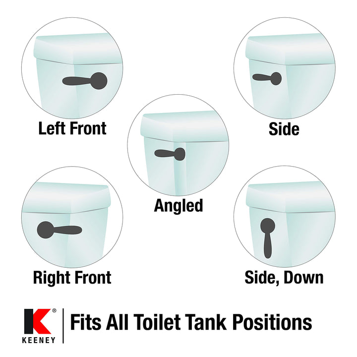 Keeney PP836-74VBL Tank Lever Faucet Style, Oil Rubbed Bronze