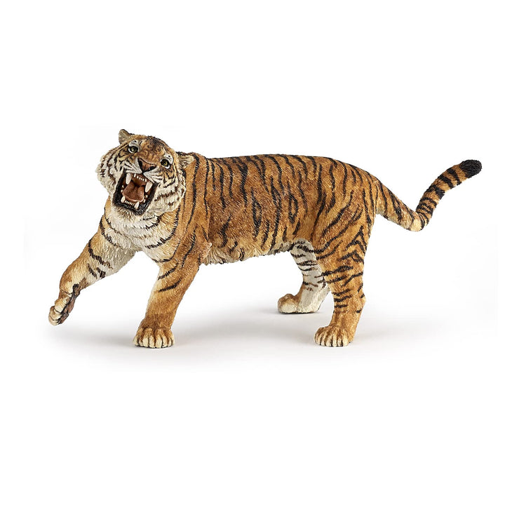 -Hand-Painted - Figurine -Wild Animal Kingdom - Roaring Tiger -50182 -Collectible - for Children - Suitable for Boys and Girls- from 3 Years Old