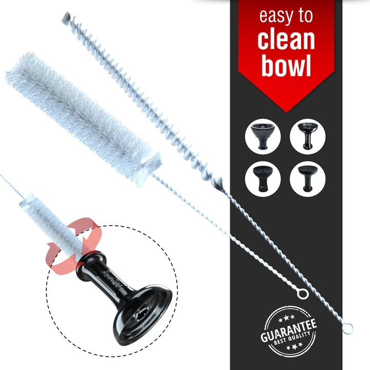 BudPro Hookah Brush Set Cleaning kit for Cleaning vases