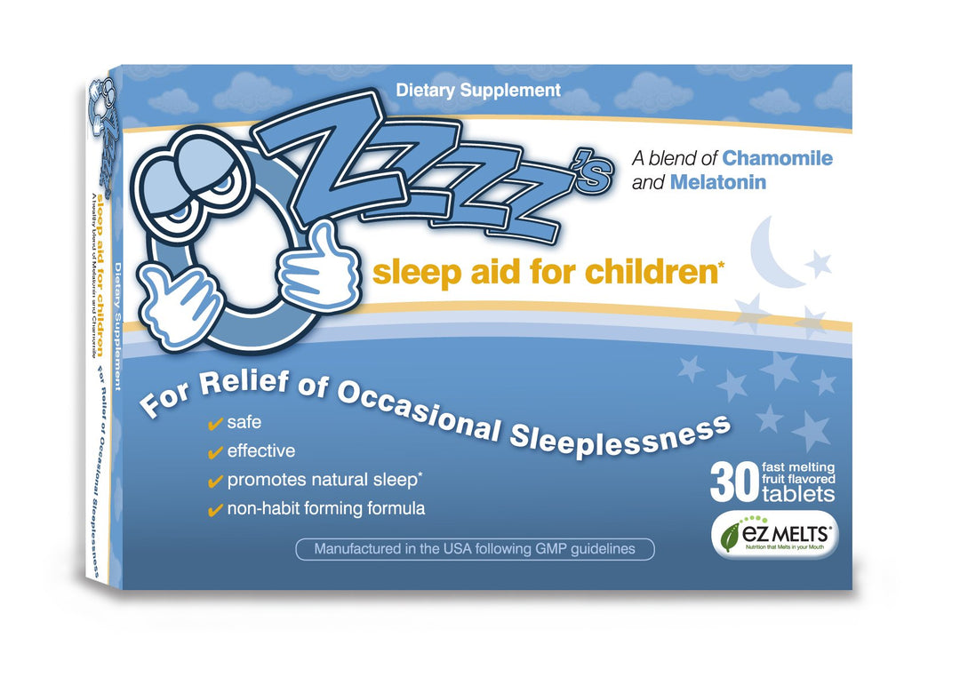 OZzzz’s Sleep Aid for Children, with Melatonin and Cham