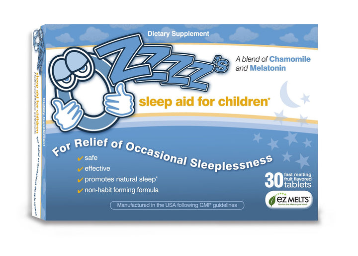 OZzzz’s Sleep Aid for Children, with Melatonin and Cham
