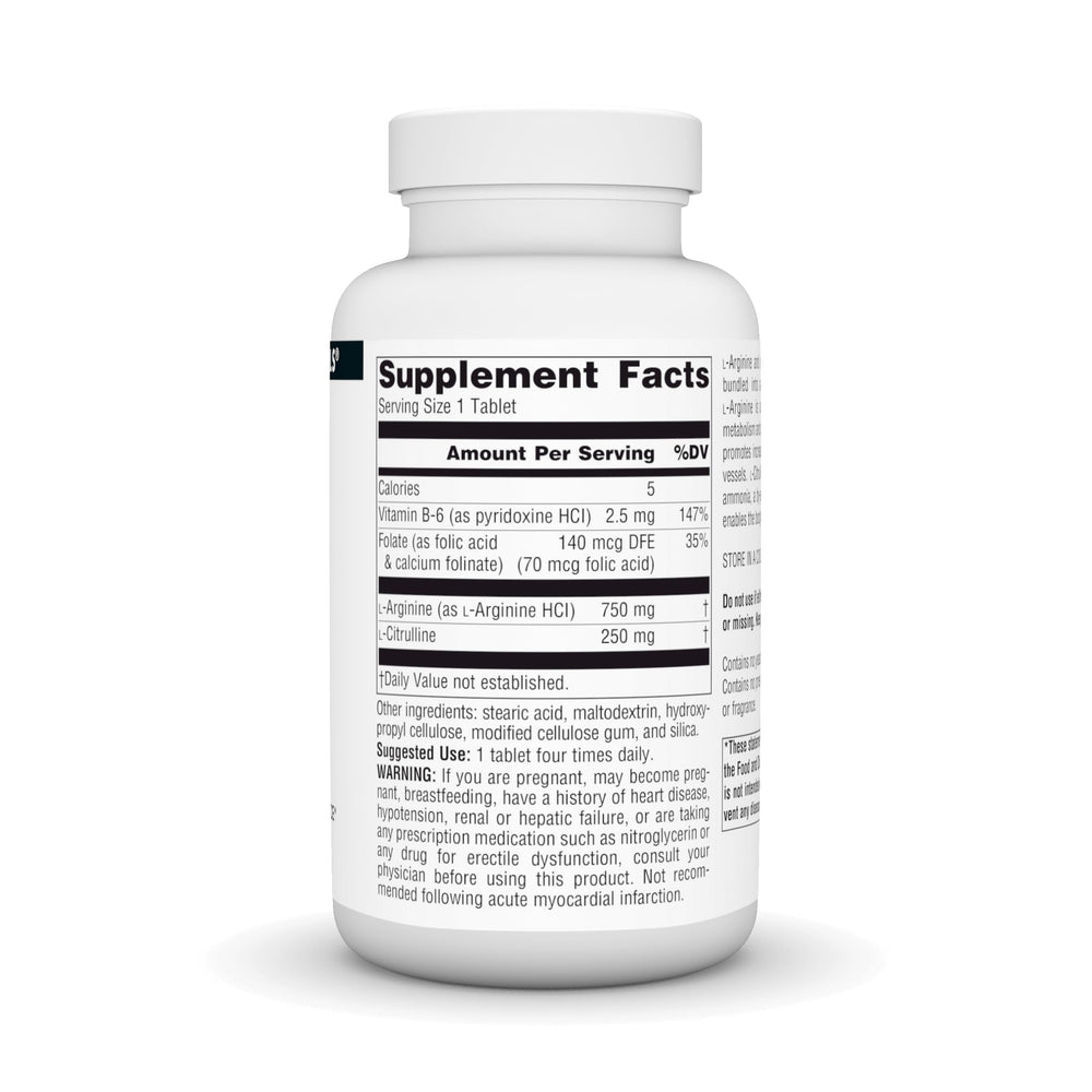 Source Naturals L-Arginine L-Citrulline Complex, 120 Ta