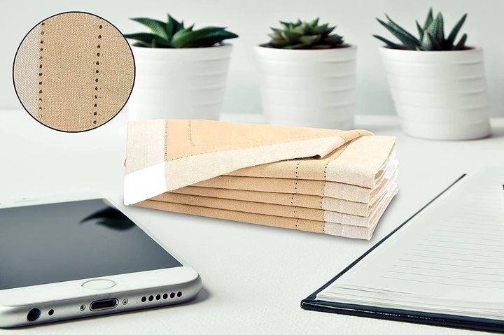 Cloth Napkins,Cotton Napkins,Christmas Dinner Napkins Cloth,Cloth Napkins Set of 4 Cotton,Napkins Cloth,Cloth Napkins Cotton,Cotton Dinner Napkins,Machine Washable Napkin 20x20 Lt Beige