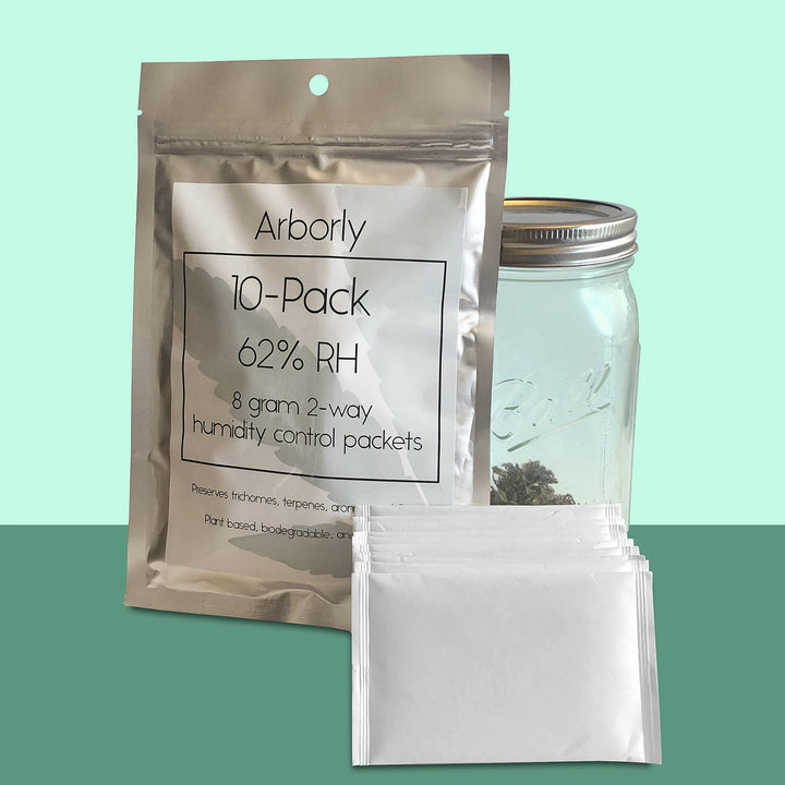 62-Percent Humidity Control Packs - 8 Gram - 10 Pack - 