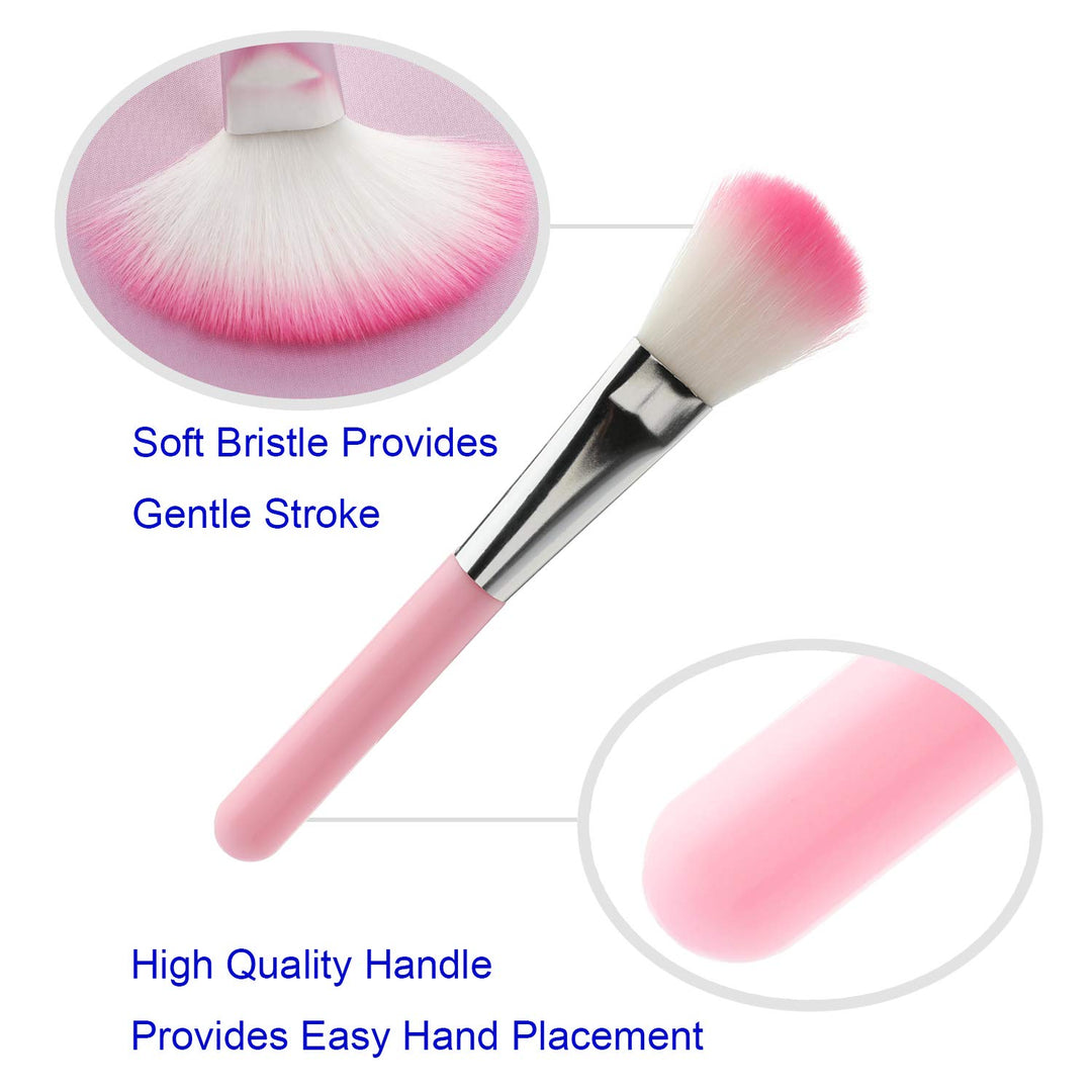 7Pcs Girl Makeup Brushes,Synthetic Fiber Make up Brush Set Foundation Blush eyeshadow Eyebrow Lip Brush Blending Cosmetic Beauty Brushes