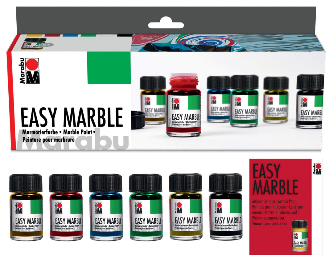 Marabu Easy Marble Paint Starter Set (MBU66053)