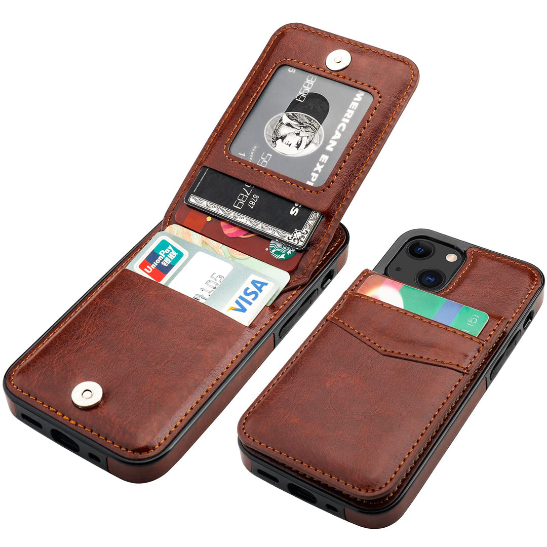 KIHUWEY Compatible with iPhone 13 Mini Case Wallet with