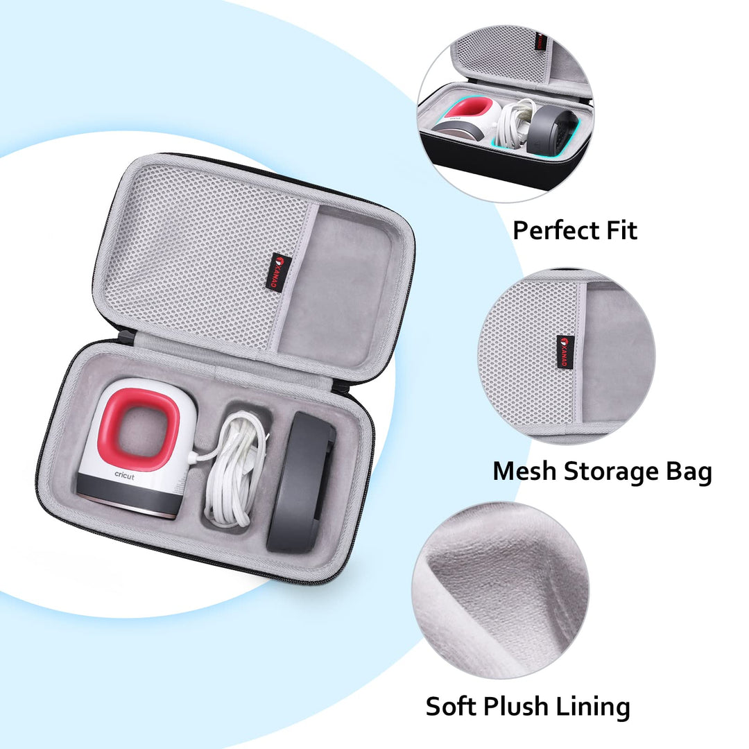 XANAD Hard Case for Cricut 2007468 Easy Press Mini Rasp