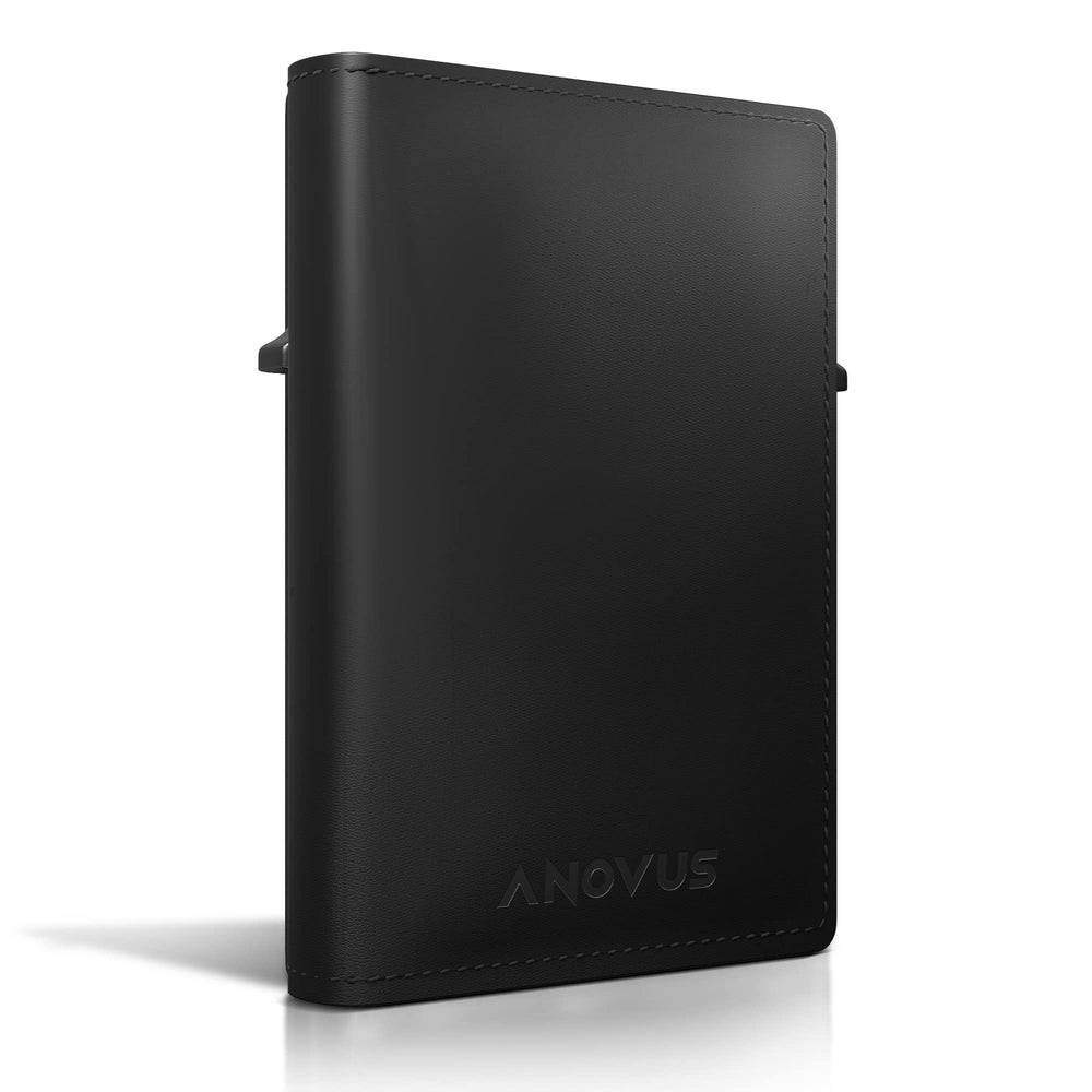 ANOVUS AirTag Wallet (Mocha) | Trackable Wallet with Ai