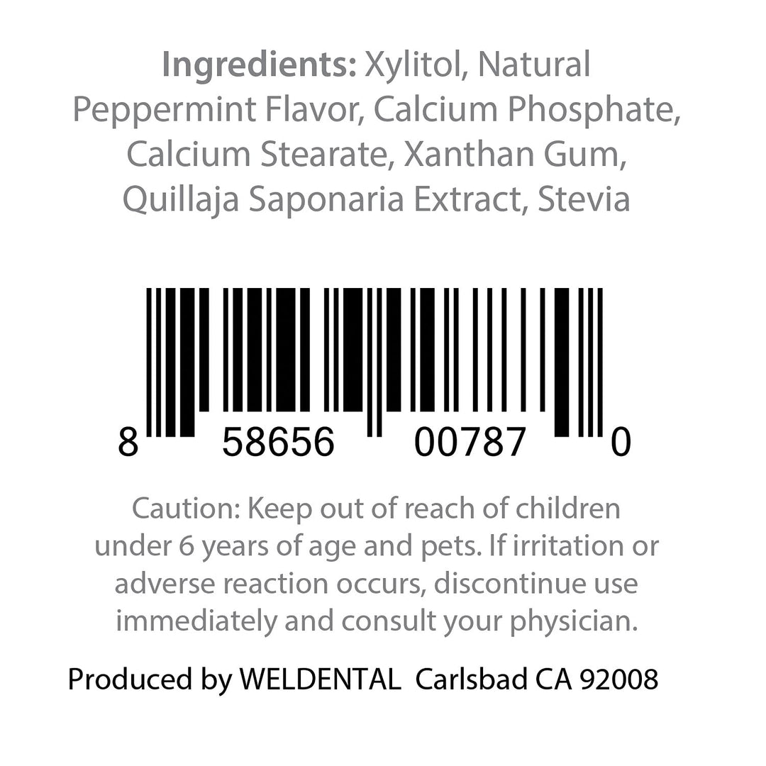 Chewtab Toothpaste Tablets, Peppermint, Zero Waste Refi