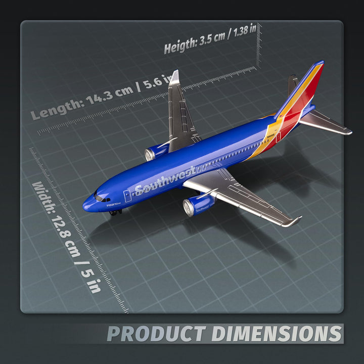 1/400 Southwest Plane Model Planes Airplane Plane Aircraft Model for Collections and Displays