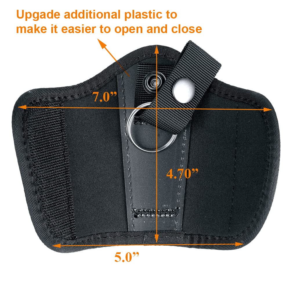 TAFTACFR Nylon Silent Key Holder for Duty Belt Durable 