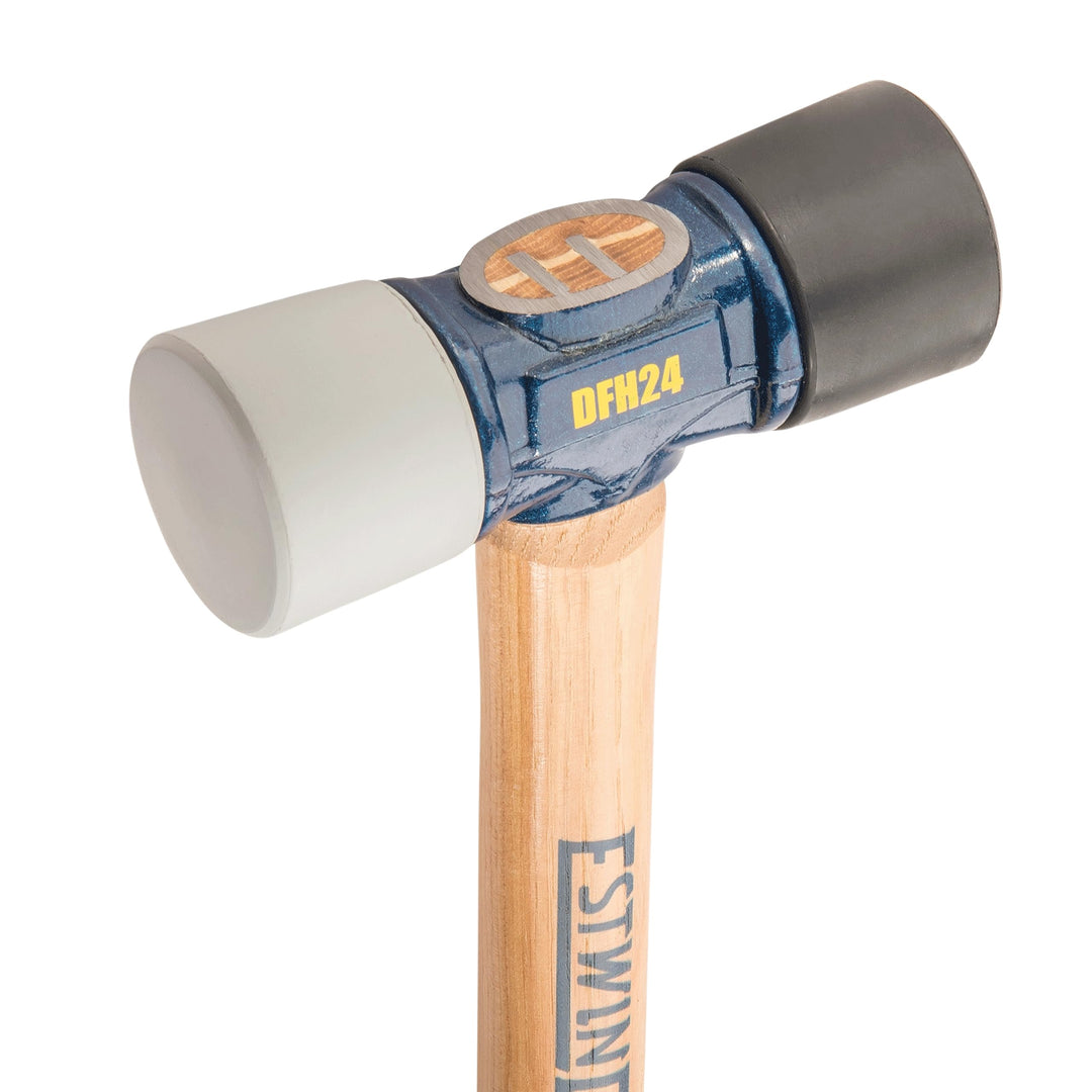 ESTWING Rubber Mallet - 24 oz Double-Face Hammer with S