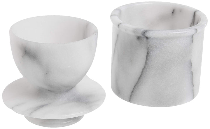 Norpro Marble Butter Keeper, Off-White