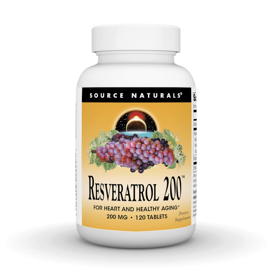 Resveratrol 200 for Healthy Aging*, 200 mg - 120 Tablets