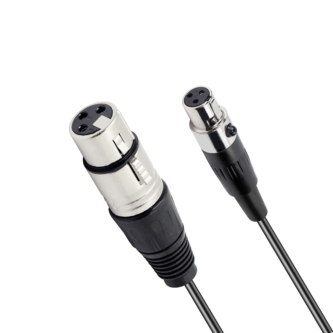 XMSJSIY Mini XLR Male to XLR Male Audio Cable Adapter, 