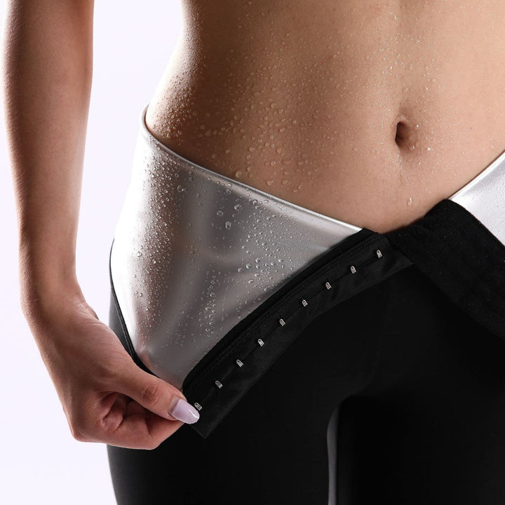 NANOHERTZ Sauna Sweat Shapewear Leggings Pants Workout 
