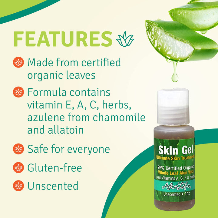 Skin Gel Unscented -- 1 oz