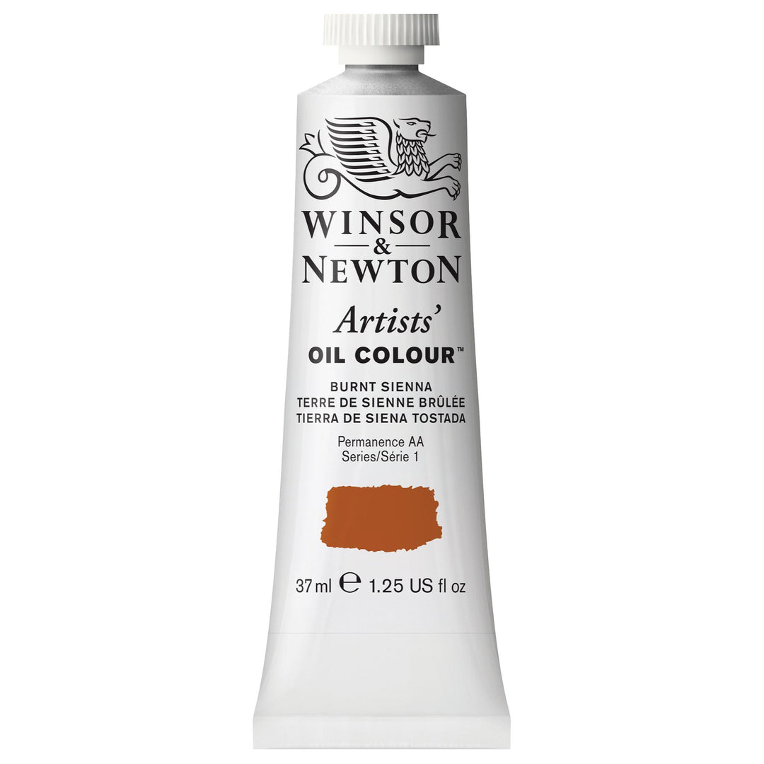Winsor &amp; Newton Artists&#39; Oil Color, 37ml (1.25 oz) Tube, Burnt Sienna