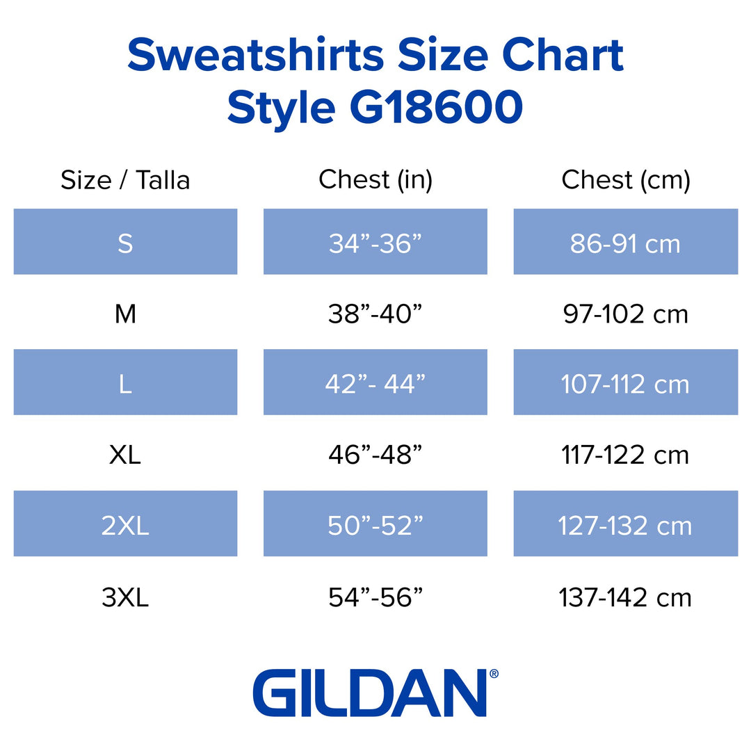 Gildan Adult Fleece Zip Hoodie Sweatshirt, Style G18600