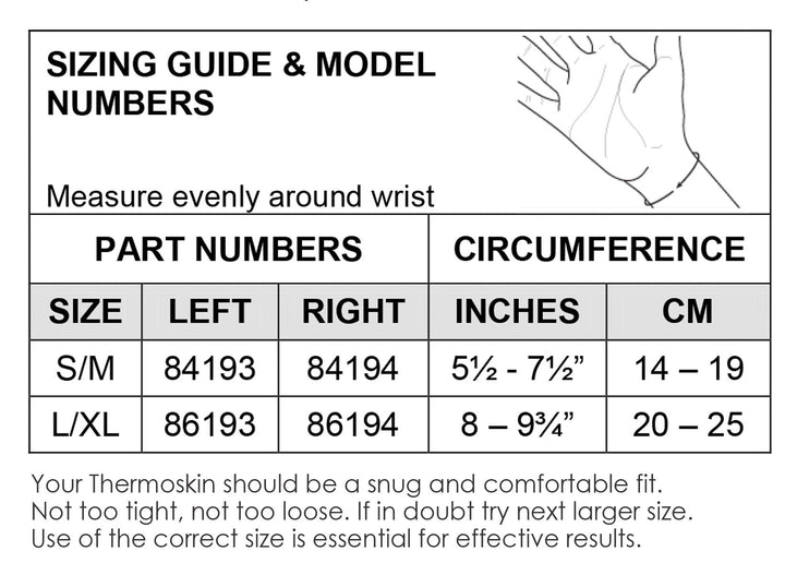 Thermoskin Thumb CMC Right Wrist Wrap, Black, Small and