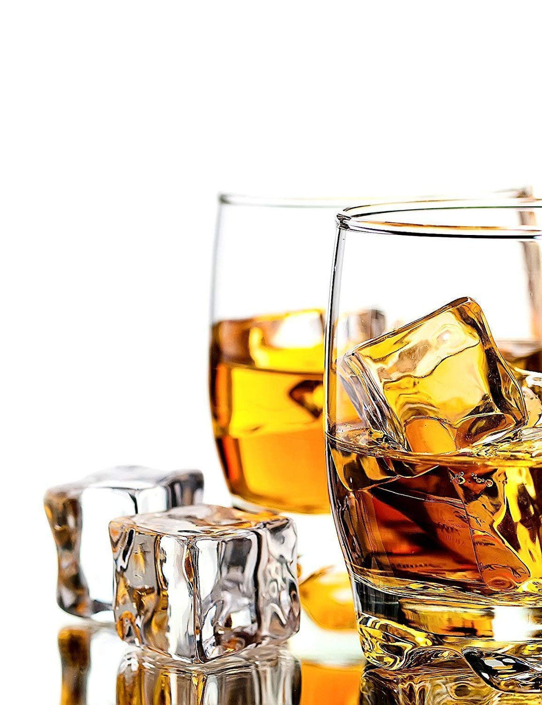 Acrylic Ice Cube, 10 PCS Clear Fake Acrylic Ice Cubes Square Shape, 1.2 Inch Transparent Artificial Acrylic Plastic Ice Rocks for Photography Props Kitchen Decoration (1.2 Inch)