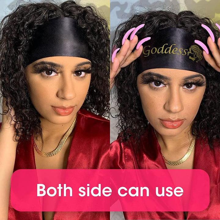 5PCS Edge Band for Wigs, Elastic Bands for Wig, Edge Scarf for Hair with Hair Edge Brush for Your Baby Hair, Non Slip Hair Wrap Elastic Headband Edge Laying Band For Baby Hair Closure Frontal Wigs