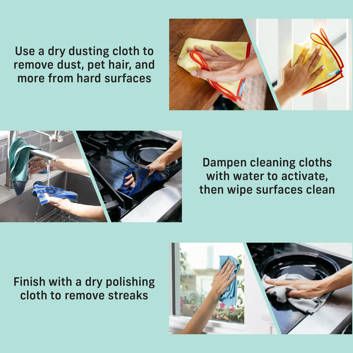 E-Cloth Home Cleaning Set, Premium Microfiber Cleaning 