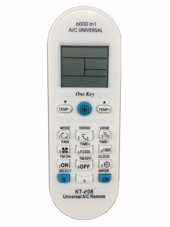KT-E08 Universal Remote for All Major Brands of Mini Split AC