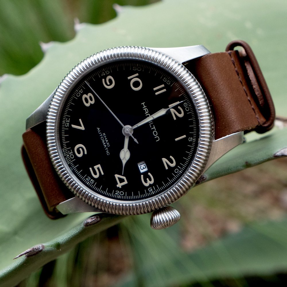 20mm Saddle Brown Standard Length - BARTON Leather NATO® Style Watch Straps