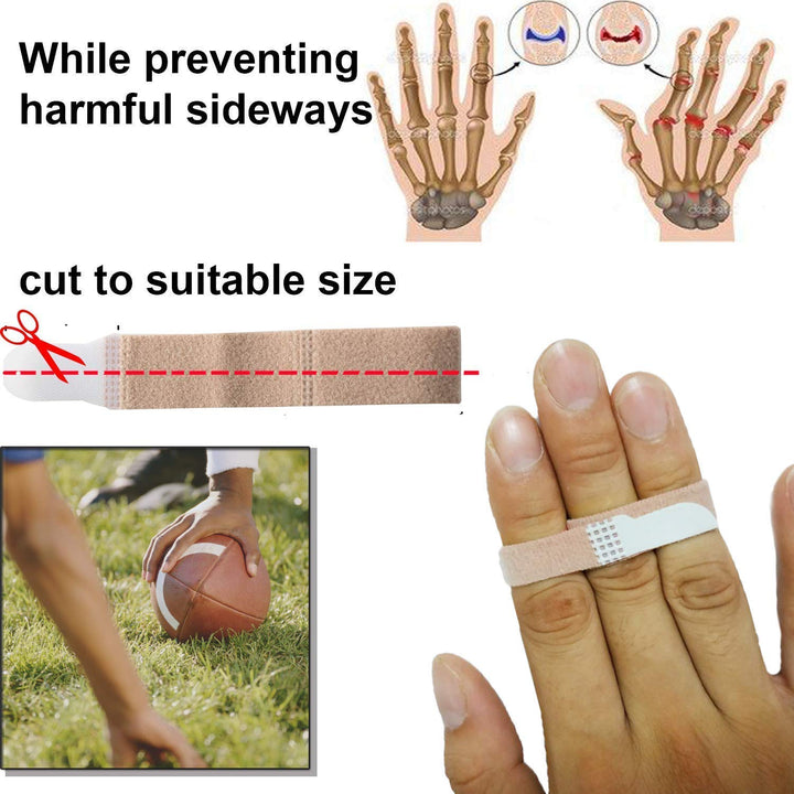 Mcvcoyh Broken Finger Wraps, Finger Buddy Straps, Finge