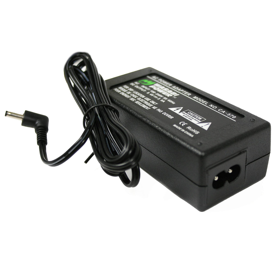 AC Adapter for Canon CA-570 Replacement AC Adapter for Canon FS300, HF10, HF11, HF20, HF100, HF200, HF M31, HF S10, HF S100, HG20, HG21, HG30, HR10, HV10, HV20, HV30, HV40, XA10, ZR80, ZR85, ZR90, ZR100, ZR200, ZR300, ZR400, ZR500, ZR600