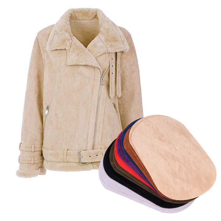 16pcs Sweaters Shirt Elbow Knee DIY Repair Patches Applique Elbow Patch Jeans Iron On Patches (8 Colors)