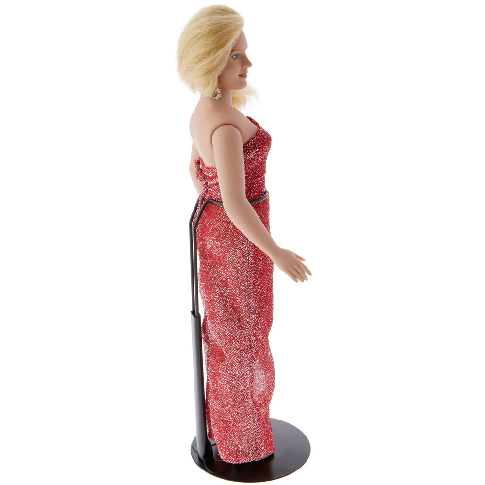 Plymor DSP-70B Black Adjustable Doll Stand, fits 12, 13