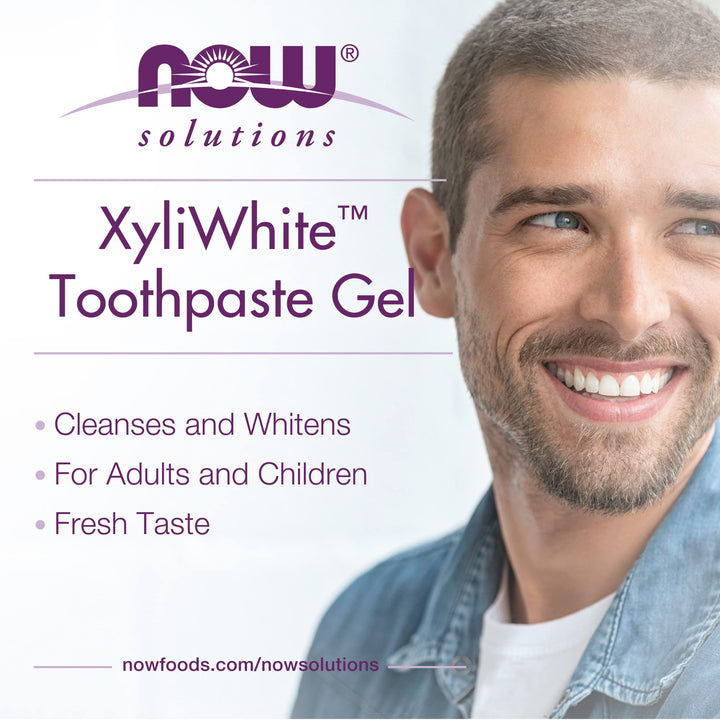 NOW Foods Solutions, Xyliwhite™ Toothpaste Gel, Refresh