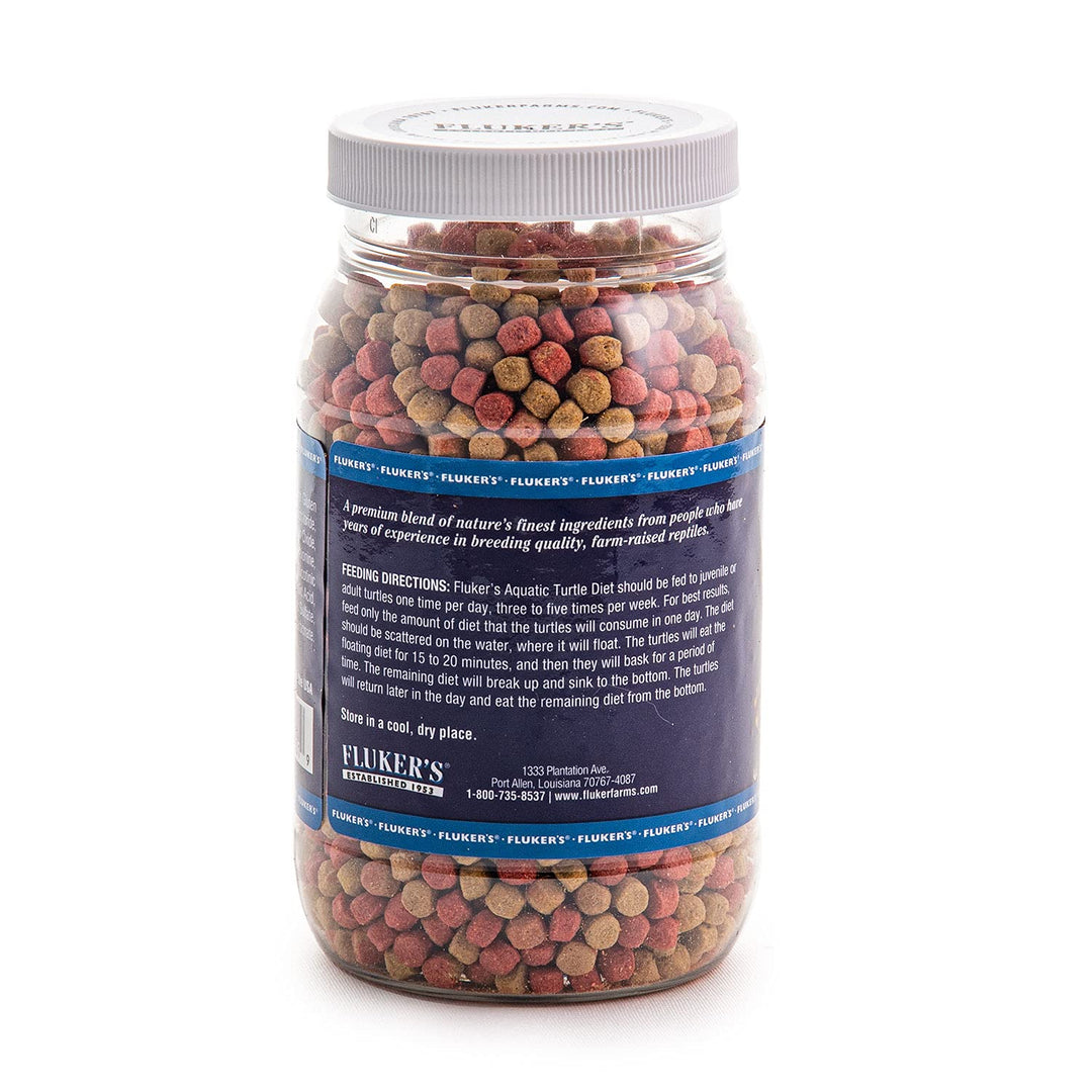 Fluker's Aquatic Turtle Diet, Food Pellets for Turtles, 8 oz