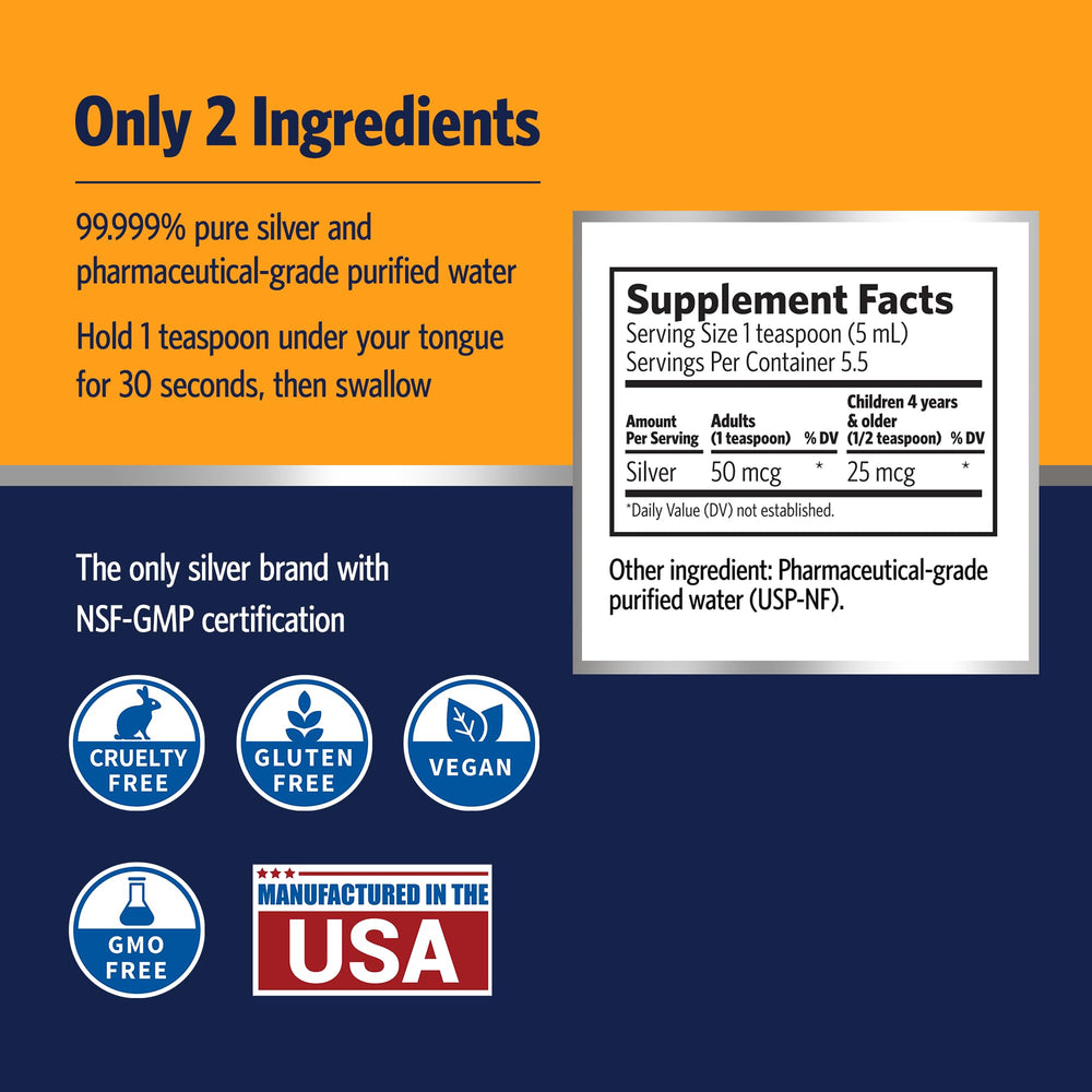 Sovereign Silver Bio-Active Silver Hydrosol for Immune 