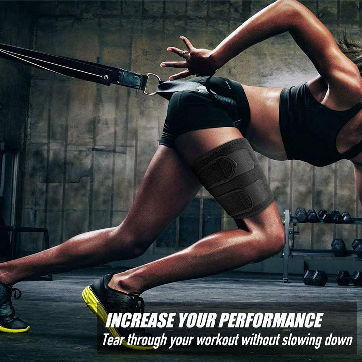 Thigh Compression Sleeve for Men and Women , Adjustable