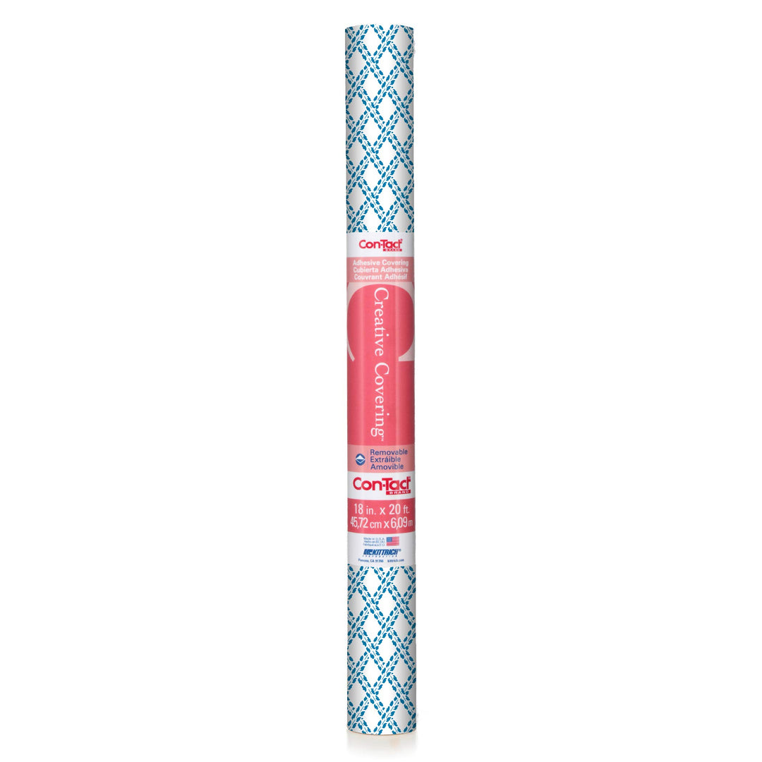 Brand Creative Covering, Self-Adhesive Shelf and Drawer Liner, Multi-Purpose Vinyl Roll, Easy to Use and Apply | Peel &amp; Stick, 18&#39;&#39; x 9&#39;, I Arbor Marina