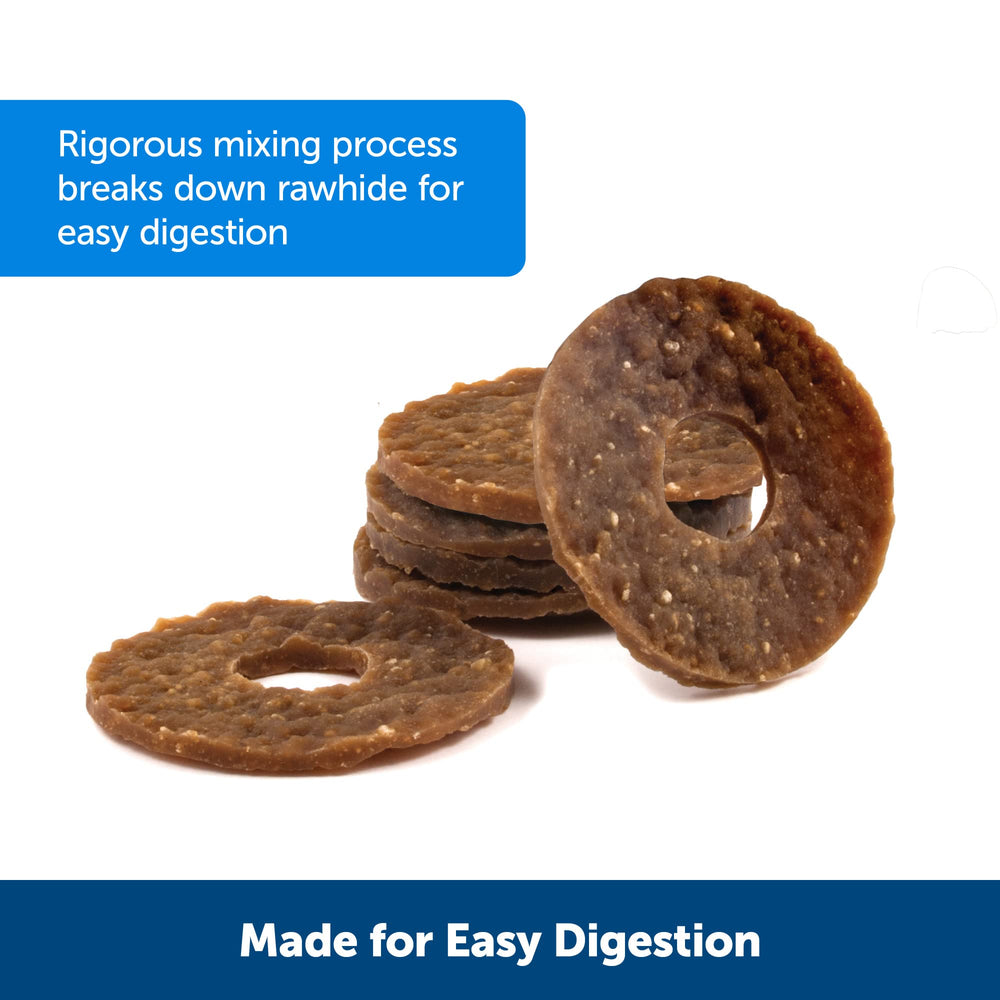 ® Natural Rawhide Treat Ring Refills, Size A, Replacement Treats Busy Buddy Treat Ring Holding Toys